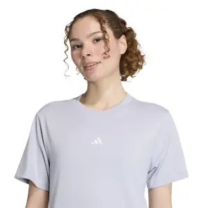 Cotton logo T-shirt for women adidas Essentials image-4