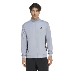 Sweat jacket adidas Essentials All-Set 3-Stripes Knit Track Top image-1