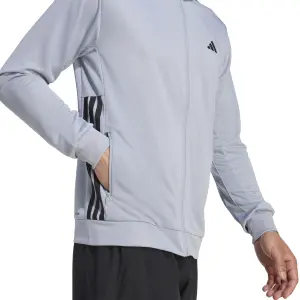 Sweat jacket adidas Essentials All-Set 3-Stripes Knit Track Top image-4