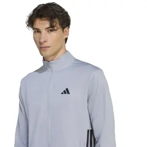 Sweat jacket adidas Essentials All-Set 3-Stripes Knit Track Top image-5