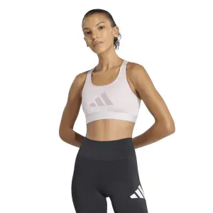 Γραφική μπραζίερα με λογότυπο γυναικεία adidas Powerreact image-1