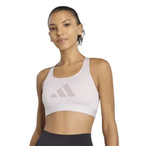Γραφική μπραζίερα με λογότυπο γυναικεία adidas Powerreact image-2