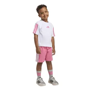 Conjunto de camiseta y pantalón corto infantil adidas Essentials image-3
