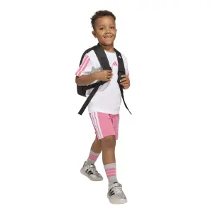 Conjunto de camiseta y pantalón corto infantil adidas Essentials image-5