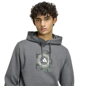 Sweatshirt med huva adidas Camo Box Graphic image-4