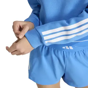 Sweatshirt crop Damen adidas Hyperglam 3-Stripes image-5