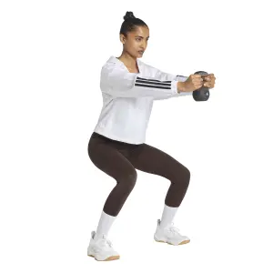 Giacca antivento da donna adidas Hyperglam 3-Stripes image-4