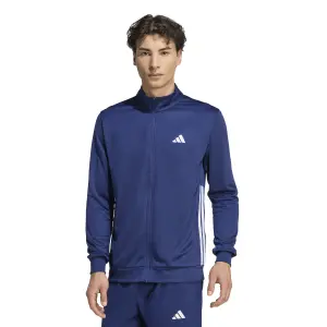 Sweat jacket adidas Essentials All-Set 3-Stripes Knit Track Top image-1