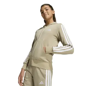 Girls' full zip hoodie adidas Essentials image-3