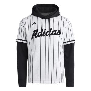 Gestreifter Kapuzenpullover adidas Dugout