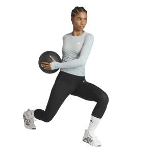 Camisola de manga comprida feminina adidas Essentials Contour image-3