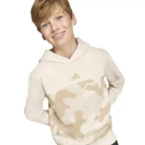 Sweatshirt med huva för barn adidas Essentials Camo Fleece image-5