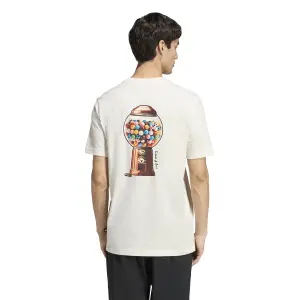 T-shirt com estampas de goma de mascar adidas image-3