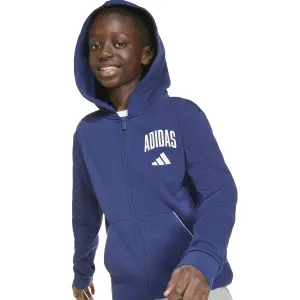 Kinder Kapuzenjacke mit Schriftzug adidas image-4