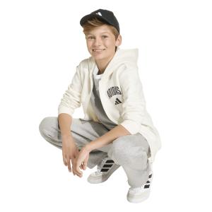 Casaco com capuz com tipografia para criança adidas image-3