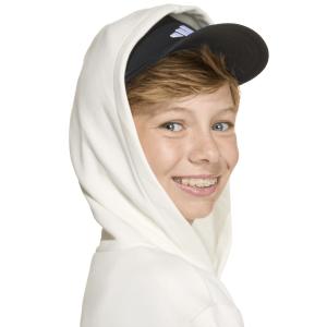 Casaco com capuz com tipografia para criança adidas image-5