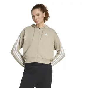 Sweatshirt à capuche zippée femme adidas Essentials 3 stripes image-1