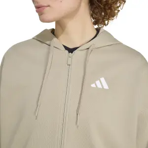 Sweatshirt à capuche zippée femme adidas Essentials 3 stripes image-4