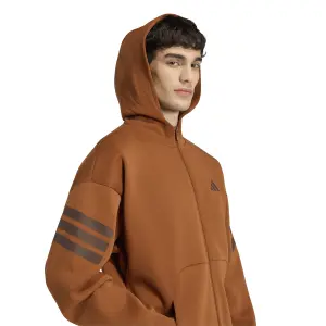 Hooded sweatshirt met rits adidas Future Icons 3-Stripes image-5