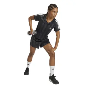 Calções para mulheres adidas Hyperglam 3-Stripes Emboss image-2