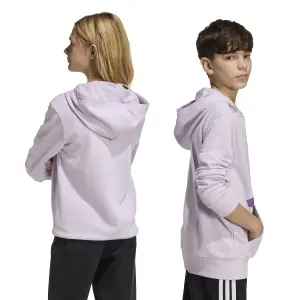 Měkká dětská mikina s kapucí z francouzské teplákoviny adidas Essentials image-5