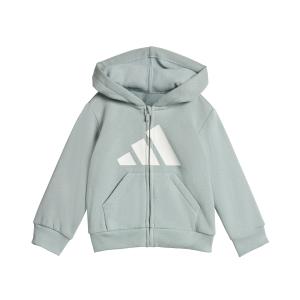 Conjunto de sweatshirt com capuz e calças de jogging para bebé adidas Essentials image-1