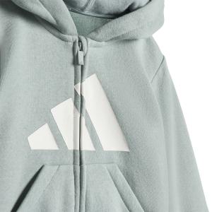 Conjunto de sweatshirt com capuz e calças de jogging para bebé adidas Essentials image-5