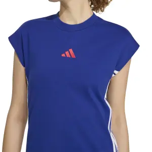 Γυναικείο μπλουζάκι τζέρσεϊ adidas Essentials 3-stripes image-5