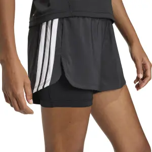 Calções femininos tecidos adidas Pacer image-6