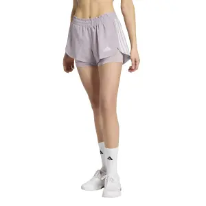 Calções 2-em-1 para mulheres adidas Pacer image-1