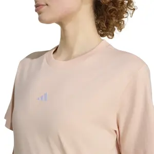 Cotton logo T-shirt for women adidas Essentials image-4