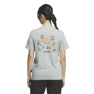 T-shirt til kvinder adidas Xploric Polygiene Graphic image-3