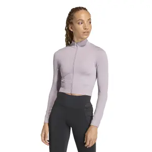 Sweatshirt com fecho de correr para mulher adidas Essentials image-1