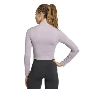 Sweatshirt com fecho de correr para mulher adidas Essentials image-3