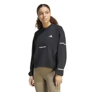 Sweatshirt round neck woman adidas image-1