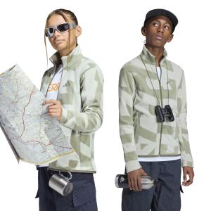 Dětská fleecová mikina s potiskem adidas Terrex Multi Climawarm image-2