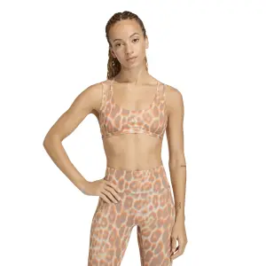 Sports bra adidas Optime Workout Leopard Strappy Light image-1