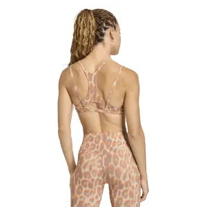 Sports bra adidas Optime Workout Leopard Strappy Light image-4