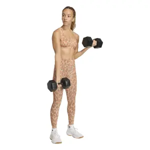 Sports bra adidas Optime Workout Leopard Strappy Light image-2