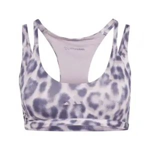 Damen-Sport-BH adidas Optime Workout Leopard Strappy Light image-0