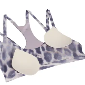 Damen-Sport-BH adidas Optime Workout Leopard Strappy Light image-6