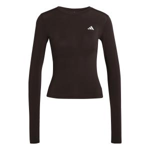 T-shirt de manga comprida feminina adidas Power Essentials