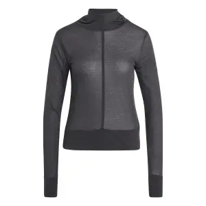 Women's long-sleeve hooded T-shirt adidas Soft Lux