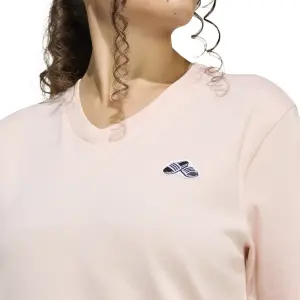 Dames-T-shirt met V-hals adidas Summer Slide Graphic image-4