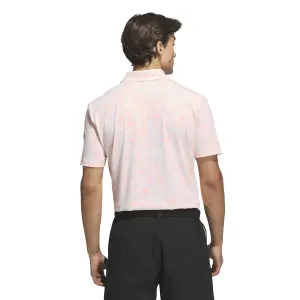 Bedrucktes Poloshirt adidas Ultimate365+ Climacool Butterspun Mighty Blossom image-3