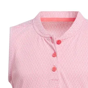 Girls' sleeveless polo shirt adidas Climacool image-3