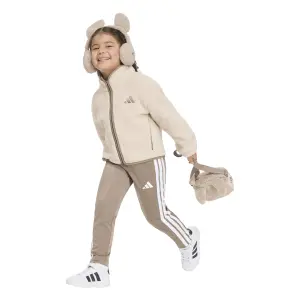 Casaco em polar com fecho de correr criança adidas Este Alpaca Sherpa image-2
