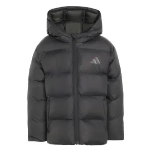 Recycled Polyester Puffer Jacket Child adidas 3-Stripes Synthetic