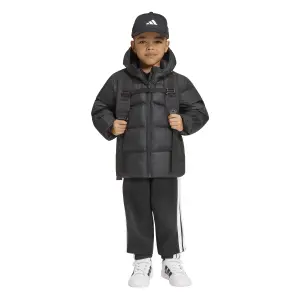 Recycled Polyester Puffer Jacket Child adidas 3-Stripes Synthetic image-2