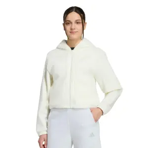 Girls' zip-up hoodie adidas Future Icons 3-Stripes image-1